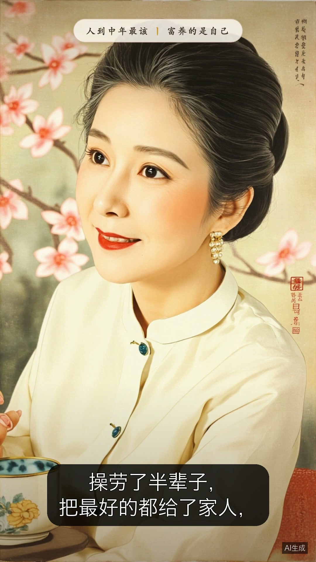 福气姐姐模板封面
